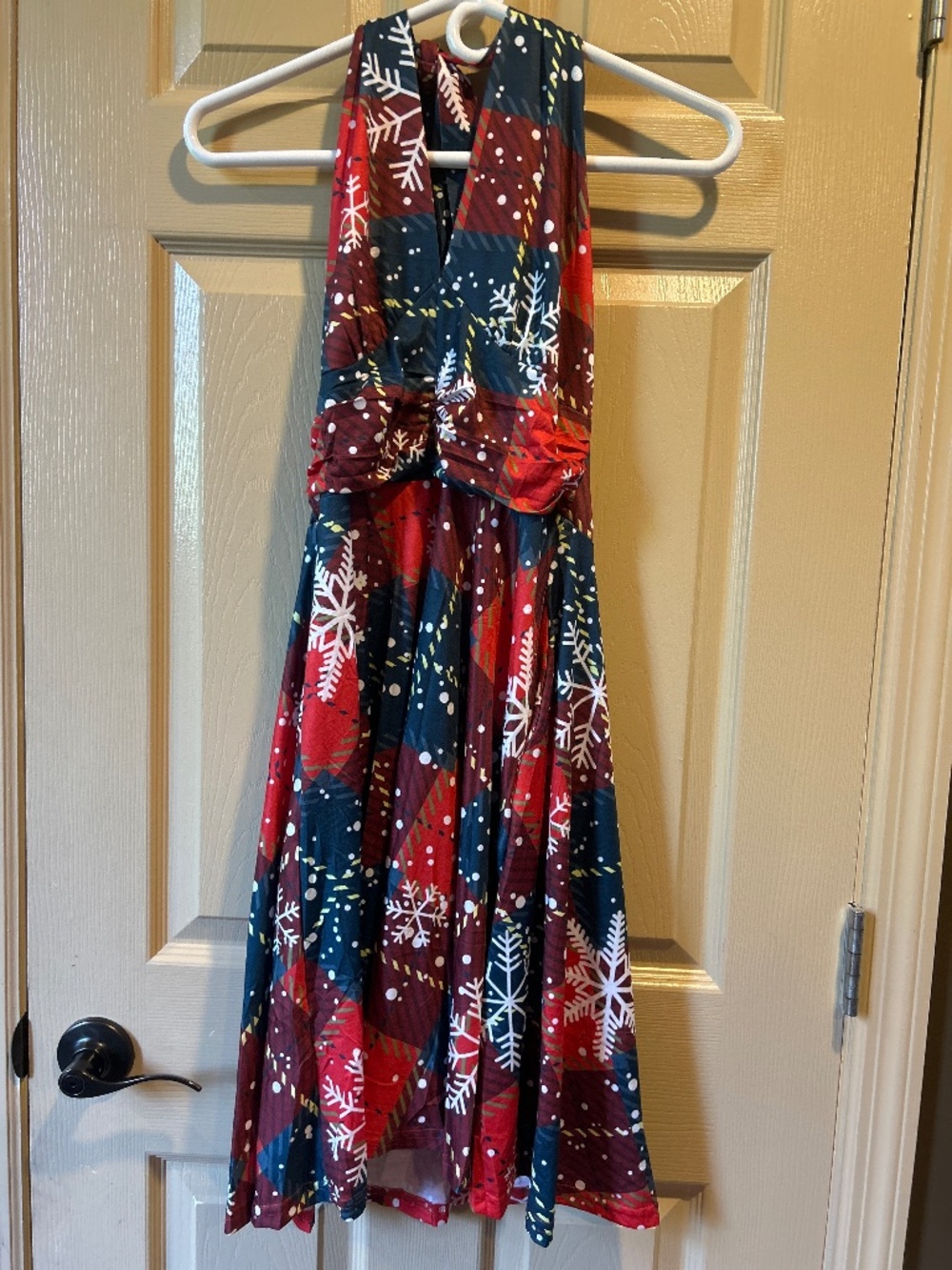 Holiday halter dress size S